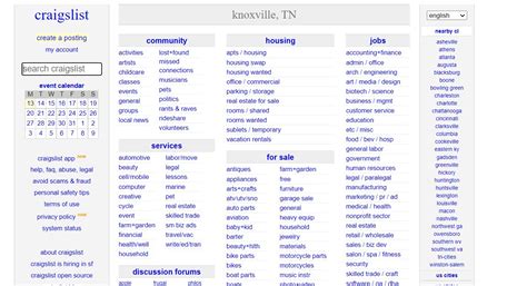 craigs list knoxville tn|More.